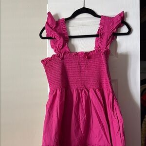 Hill House Pink Midi Dress